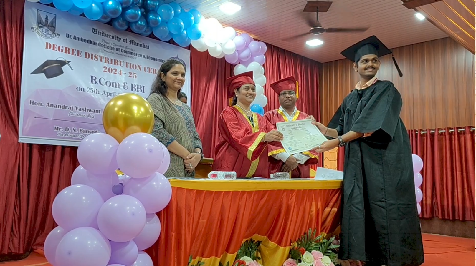 Certificate Distribution Ceremony